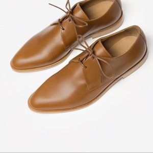 Everlane Modern Oxford in Cognac sz9